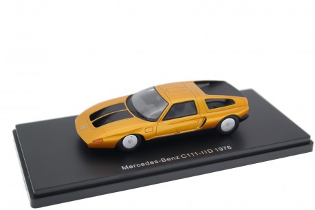 Neo Scale Models Mercedes-Benz C111-IID 1976 - Vin Gris Orange Metallic