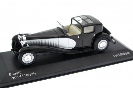Whitebox Bugatti Type 41 Royale Coupé de Ville by Binder Chassis #41111 1931 - Black/Grey