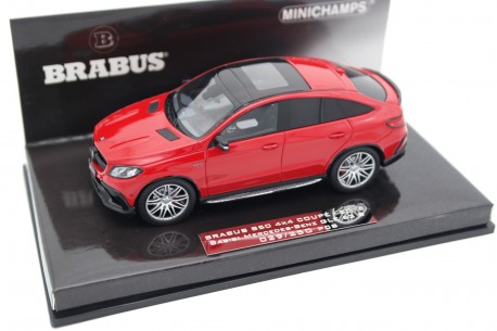 Minichamps Brabus 850 4x4 Coupé based on Mercedes-Benz GLE 63 S AMG C292 2016 - Manufaktur Jupiter Red