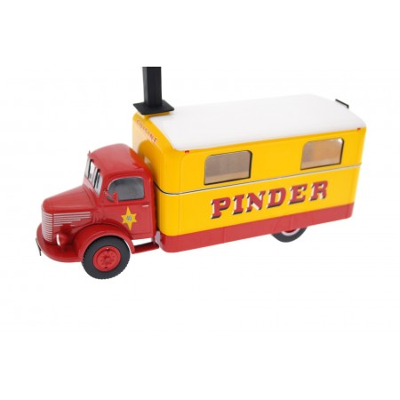 Altaya Unic ZU51 Cuisine #40 Kitchen Truck of Cirque Pinder 1952 - Red/Yellow/White