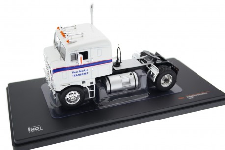 IXO Kenworth 521 Bullnose Ross Mackie Transport 1950 - White with Blue Decor