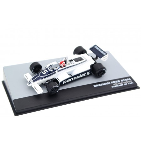 Altaya Brabham BT49C #5 "Parmalat Racing Team" Winner German Grand Prix World Champion Formula 1 1981 - Nelson Piquet