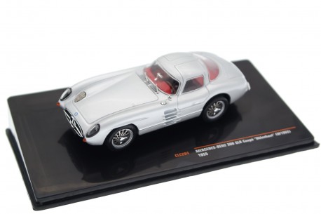 IXO Mercedes-Benz 300 SLR Coupé Uhlenhaut W196S 1955 - Silver Metallic