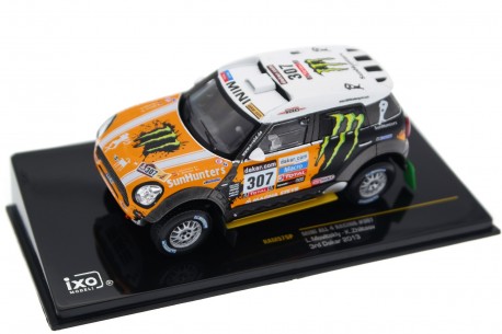 IXO Mini Countryman All4 Racing #307 "Monster Energy X-Raid Team" 3rd Dakar Rally 2013 - L.Novitskiy/K.Zhiltsov