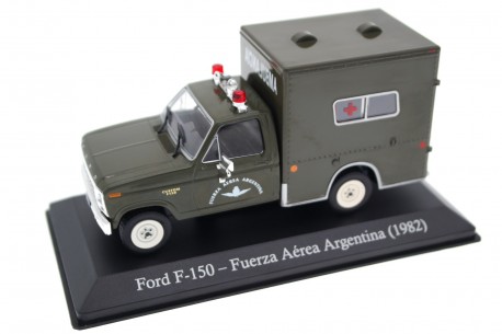Altaya Ford F-Series VII F-150 Custom Ambulancia Fuerza Aerea Argentina 1982 - Military Green