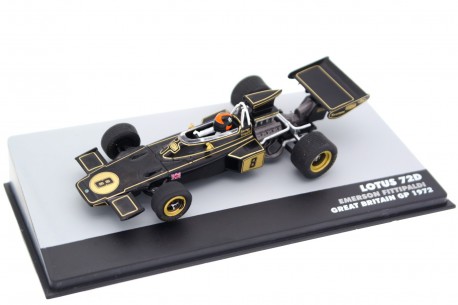 Altaya Lotus 72D #8 "John Player Team Lotus" Winner British Grand Prix World Champion Formula 1 1972 - Emerson Fittipaldi