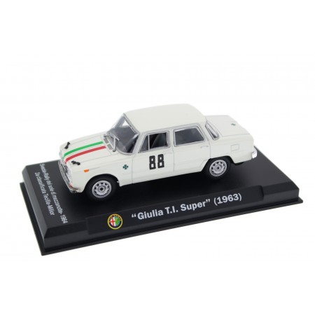 Altaya Alfa Romeo Giulia TI Super #88 "Jolly Club" Sweden Rally to the Midnight Sun 1964 - F.Tecilla/F.Maglia