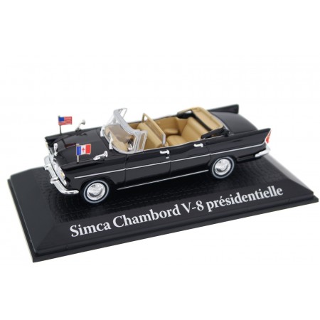 Atlas Simca Chambord V8 1961 - John F. Kennedy & Charles de Gaulle