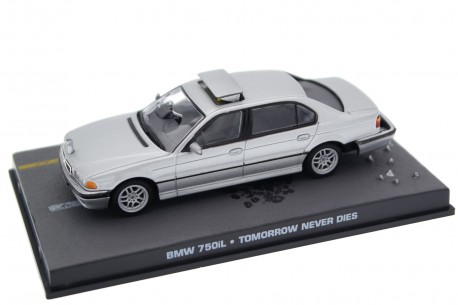 Altaya BMW 750iL E38 "Tomorrow Never Dies (1997)" 1997 - Arctic Silver Metallic - BIMC