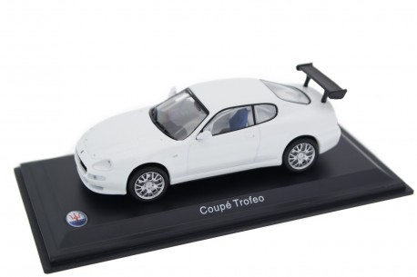 Altaya Maserati Coupé Trofeo Cambiocorsa Plain Body 2003 - Bianco Eldorado
