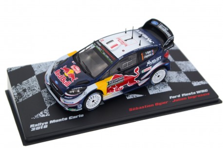 Altaya Ford Fiesta WRC #1 "M-Sport Ford WRT" Winner 86th Monte Carlo Rally World Champion WRC 2018 - S.Ogier/J.Ingrassia