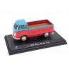 Cararama Volkswagen T1 Pickup 1960 - Sealing Wax Red/Dove Blue