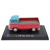 Cararama Volkswagen T1 Pickup 1960 - Sealing Wax Red/Dove Blue