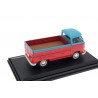 Cararama Volkswagen T1 Pickup 1960 - Sealing Wax Red/Dove Blue
