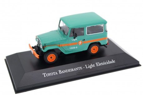 Altaya Toyota Bandeirante FJ40 "Light Eletricidade" 1967 - Indian Turquoise