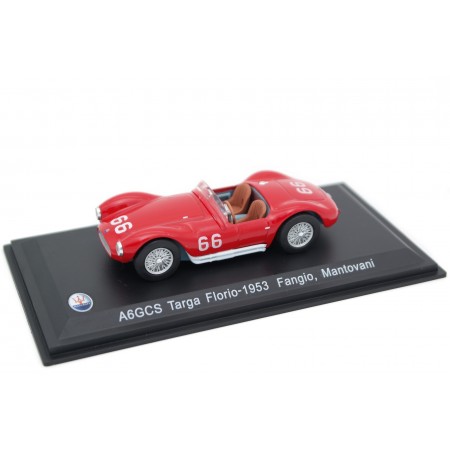 Whitebox Maserati A6GCS/53 #66 "Officine Alfieri Maserati" Targa Florio 1953 - J.M.Fangio/S.Mantovani