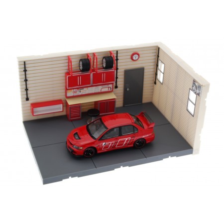 Aurora Design Garage Diorama Set - Red