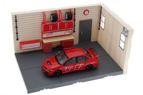 Aurora Design Garage Diorama Set - Red
