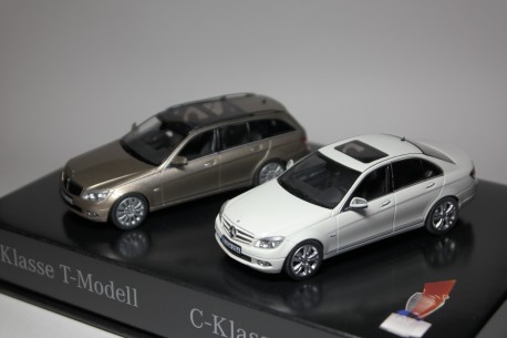Schuco Mercedes-Benz C-Class Set "ADAC Gelber Engel 2008"