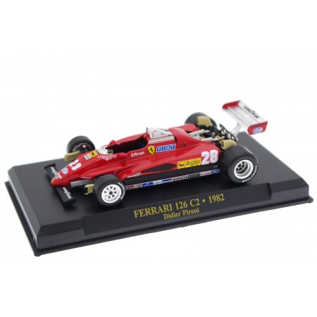 Altaya Ferrari 126 C2 #28 "Scuderia Ferrari SpA SEFAC" Formula 1 1982 - Didier Pironi