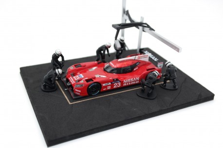 IXO Діорама Set Pit Stop, 6 фігурок в комплекті - Black