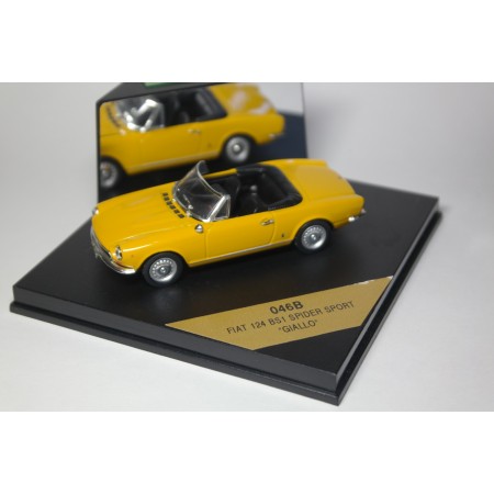 Vitesse Fiat 124 BS1 Spider Sport giallo 1970