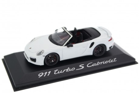 Minichamps Porsche 911 Turbo S Cabriolet 991 2014 - Pure White
