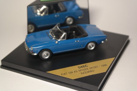 Vitesse Fiat 124 AS Spider Sport azzurro 1966