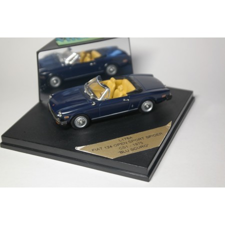 Vitesse Fiat 124 CS1 Open Sport Spider blu scuro 1975