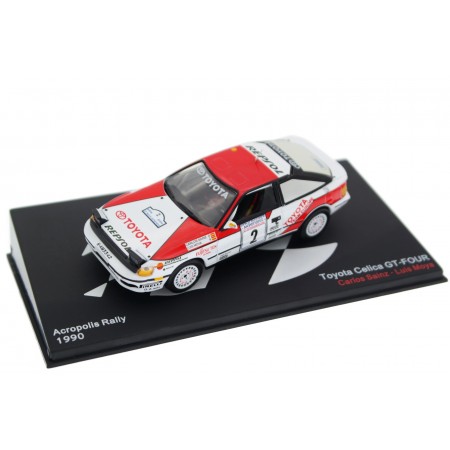 Altaya Toyota Celica GT-Four ST165 #2 "Toyota Team Europe" Winner 37th Acropolis Rally World Champion WRC 1990 - C.Sainz/L.Moya