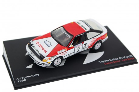 Altaya Toyota Celica GT-Four ST165 #2 "Toyota Team Europe" Winner 37th Acropolis Rally World Champion WRC 1990 - C.Sainz/L.Moya
