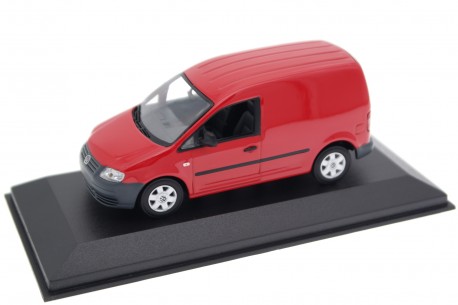 Minichamps Volkswagen Caddy Panel Van 2K 2004 - Tornado Red