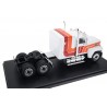 IXO Ford LTL-9000 1970 - Pure White with Clair Orange and Rangoon Red Stripes