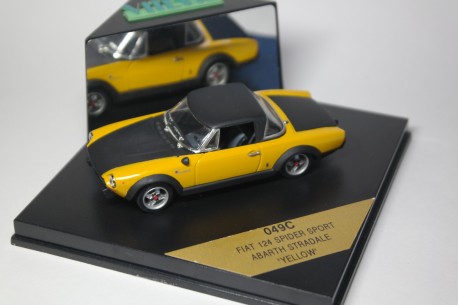 Vitesse Fiat 124 Spider Sport Rally Abarth Stradale yellow 1973