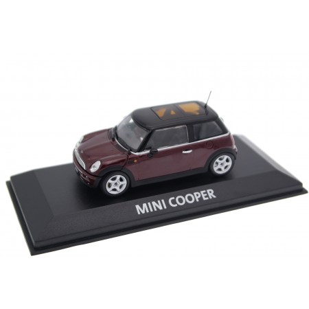 Minichamps Mini Cooper R50 2001 - Velvet Red Metallic with Jet Black Roof