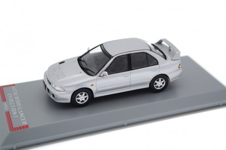 Altaya Mitsubishi Lancer GSR Evolution I CD9A 1992 - Athens Silver Metallic