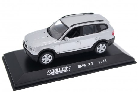 Welly BMW X3 3.0i E83 2004 - Titanium Silver Metallic