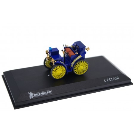Altaya Michelin l'Eclair based on Peugeot Chassis 1895 - Medium Persian Blue/Middle Yellow