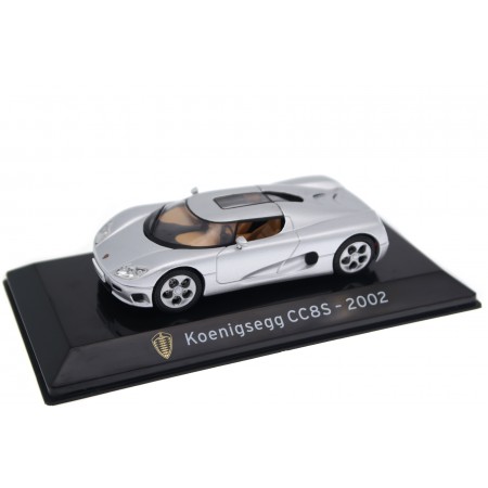 Centauria Koenigsegg CC8S 2002 - Millenium Silver Metallic
