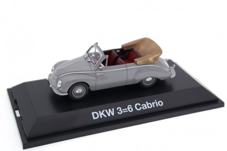 Schuco DKW 3/6 Cabriolet Typ F93 1955 - Alder Grey