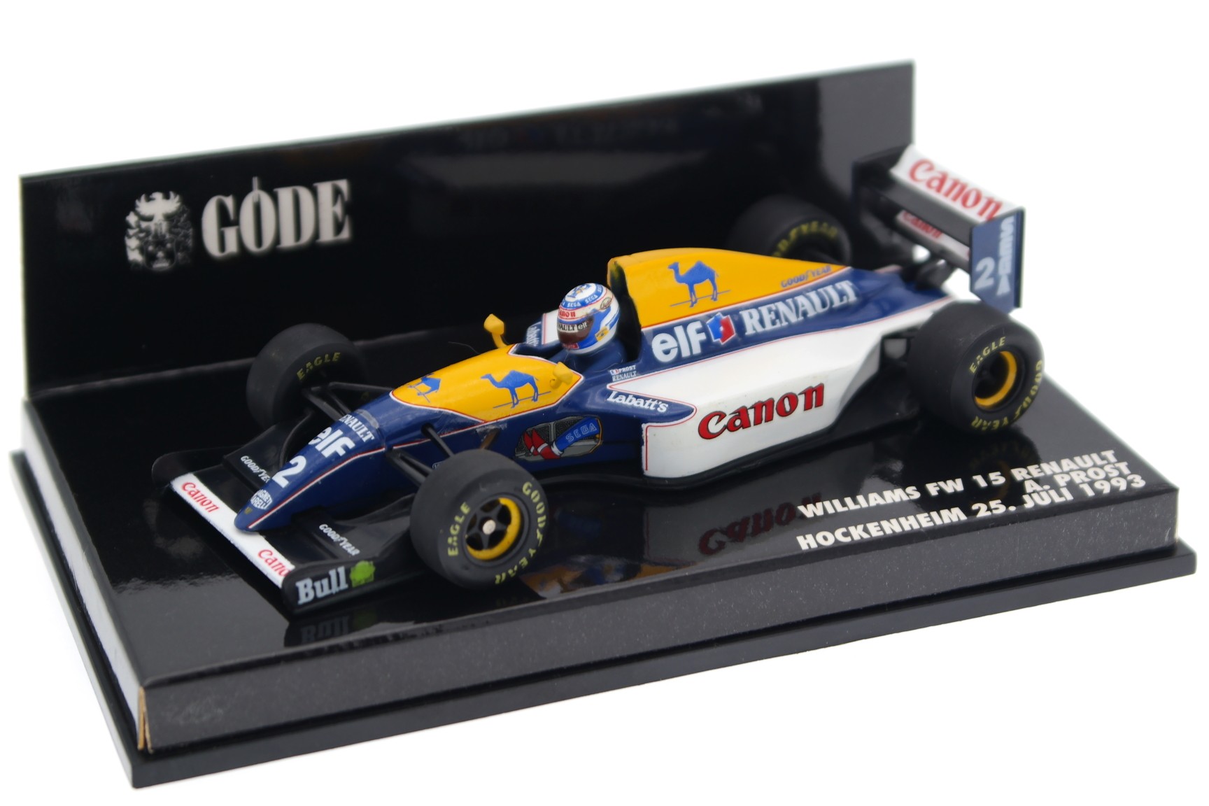 1/43 Göde Minichamps 3370133 Williams FW15C F1 1993 - Alain Prost