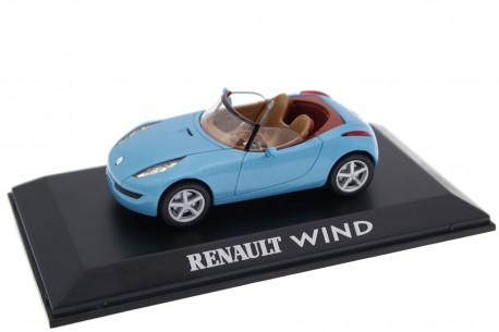 Norev Altaya Renault Wind Concept Geneva Motor Show 2004 - Anatole Blue Metallic