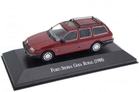 Altaya Ford Sierra Rural 2.3 Ghia Estate Mark I Facelift 1988 - Aporto Red Metallic