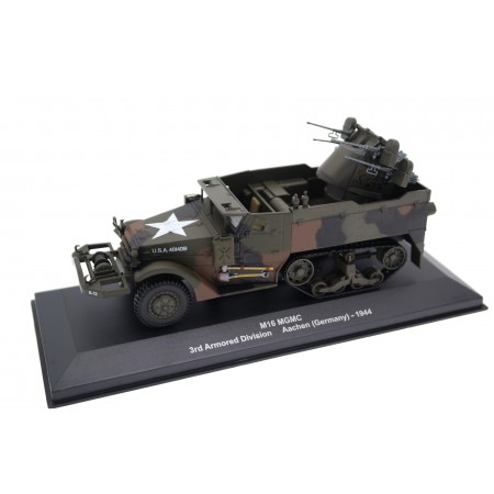 Altaya White Halftrack M16 Multiple Gun Motor Carriage with M45 Quadmount 1944 - Forest Green/Olive Drab/Earth Red