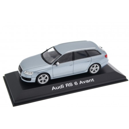 Minichamps Audi RS6 Avant 5.0 V10 TFSI C6 4F 2005 - Monza Silver Metallic