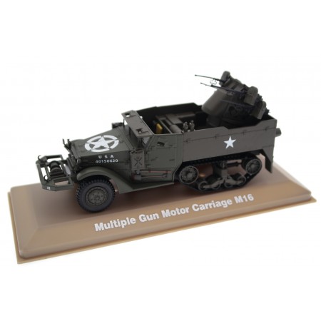 Atlas White Halftrack M16 Multiple Gun Motor Carriage with M45 Quadmount 1944 - Forest Green