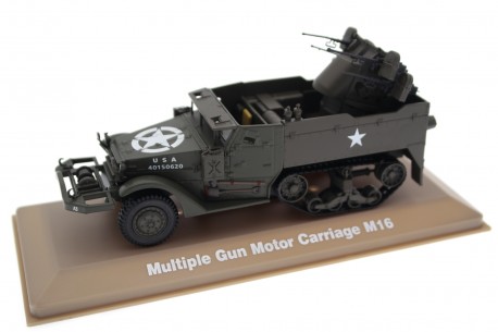 Atlas White Halftrack M16 Multiple Gun Motor Carriage with M45 Quadmount 1944 - Forest Green