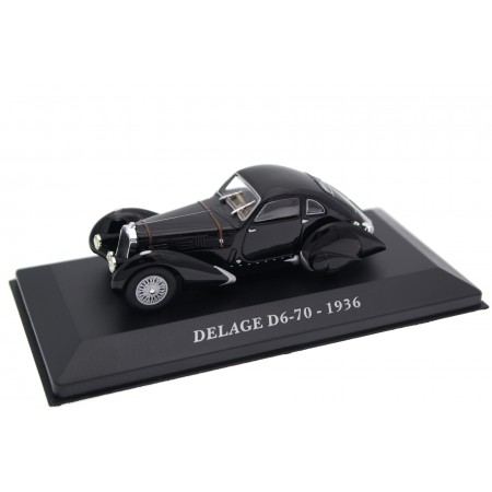 Altaya Delage D6-70 Coupé by Figoni & Falaschi 1936 - Bone Black