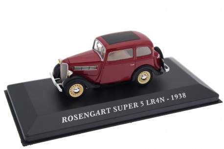 Altaya Rosengart LR4N2 Super 5 Coupé 1938 - Maroon Red
