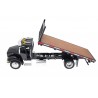 New Ray Peterbilt Model 335 Flatbed Truck 2007 - Sable Black
